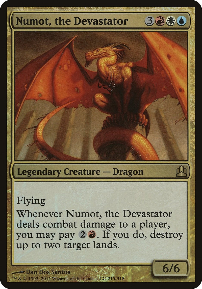 Numot, the Devastator (Commander) (Oversize Cards)