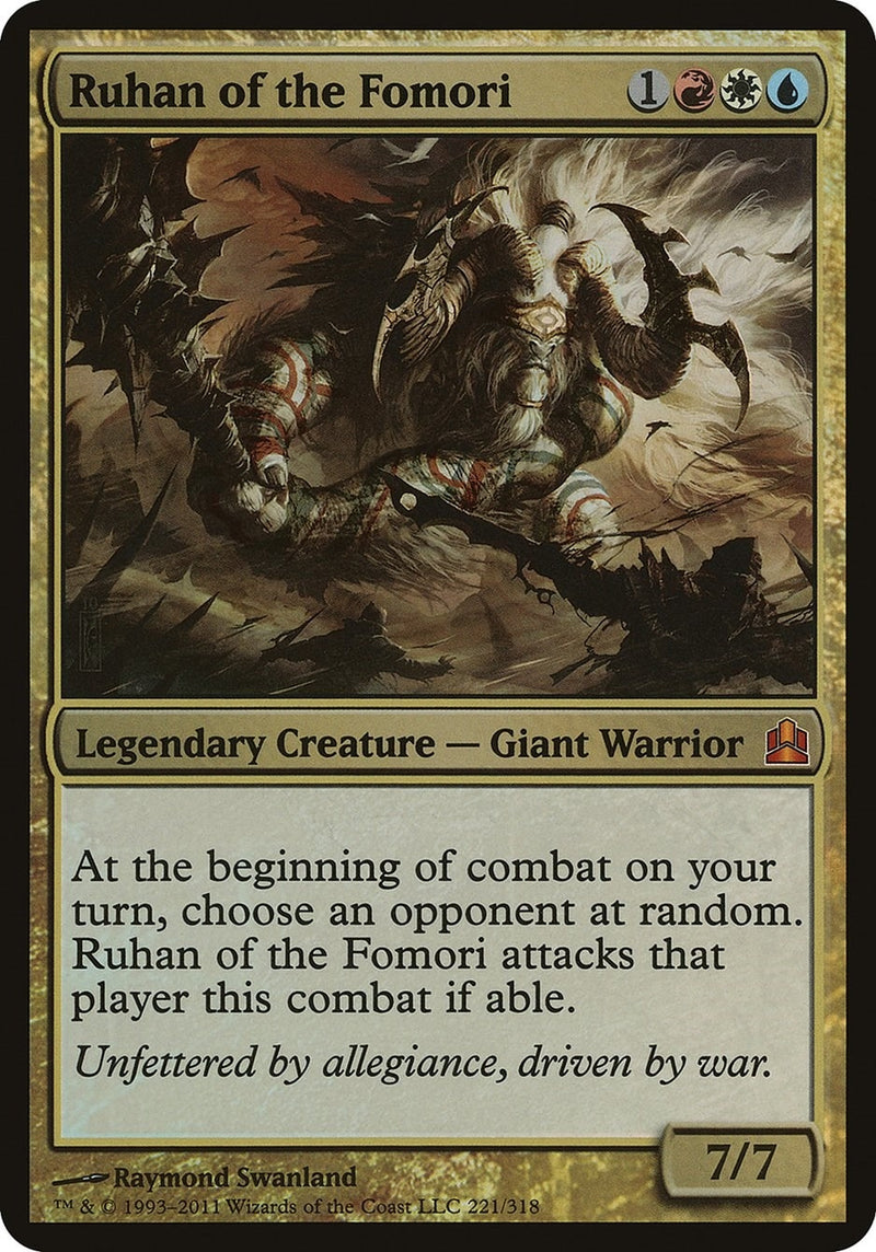 Ruhan of the Fomori (Commander) (Oversize Cards)