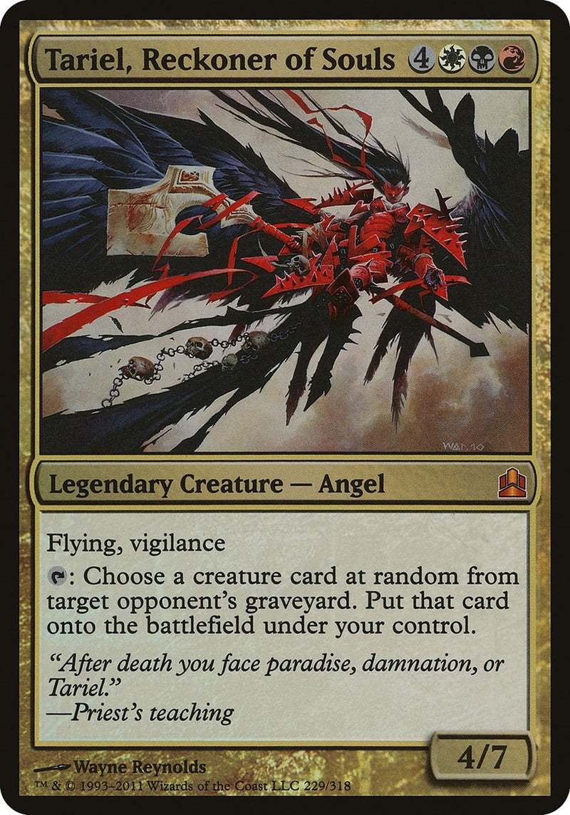 Tariel, Reckoner of Souls (Commander) (229) (Oversize Cards)