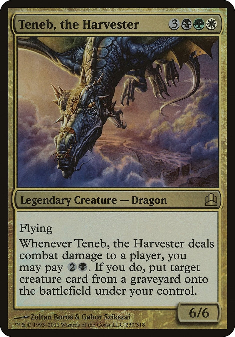 Teneb, the Harvester (Commander) (230) (Oversize Cards)