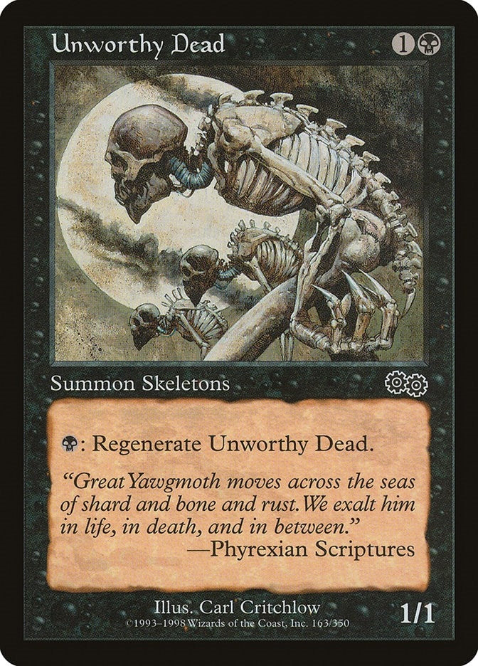 Unworthy Dead (163) (Urza's Saga)