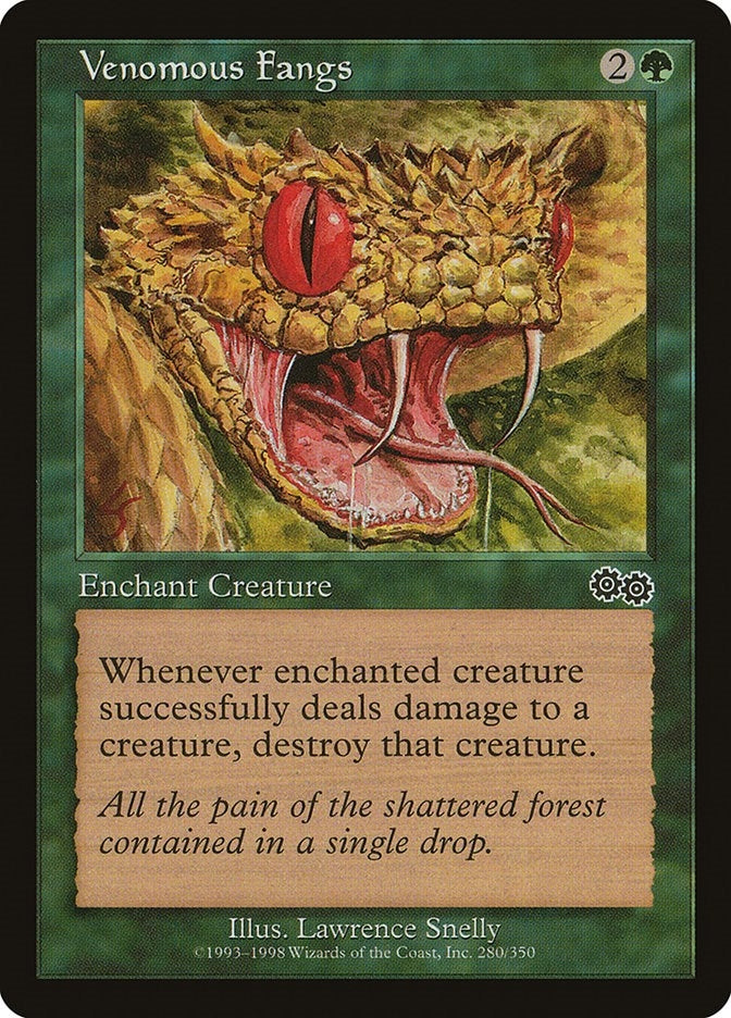 Venomous Fangs (280) (Urza's Saga)