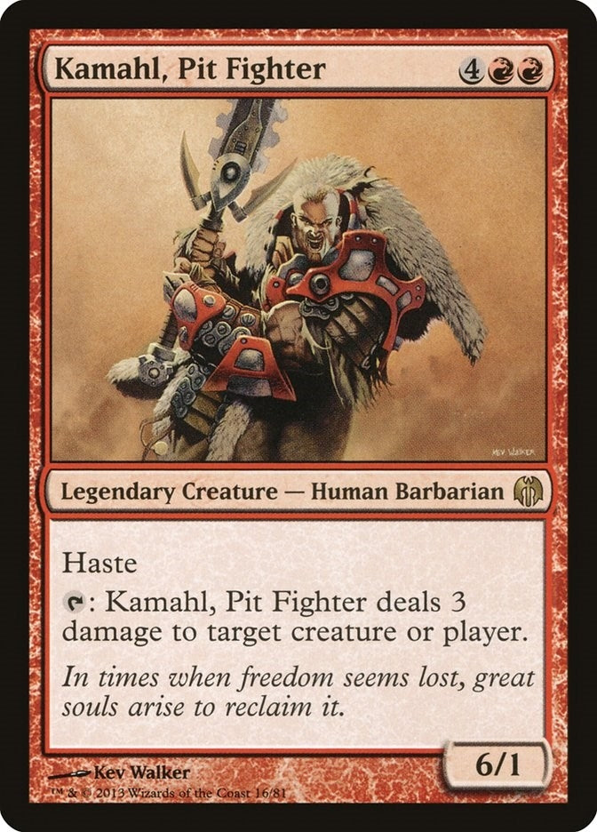 Kamahl, Pit Fighter (16) (Duel Decks: Heroes vs. Monsters)