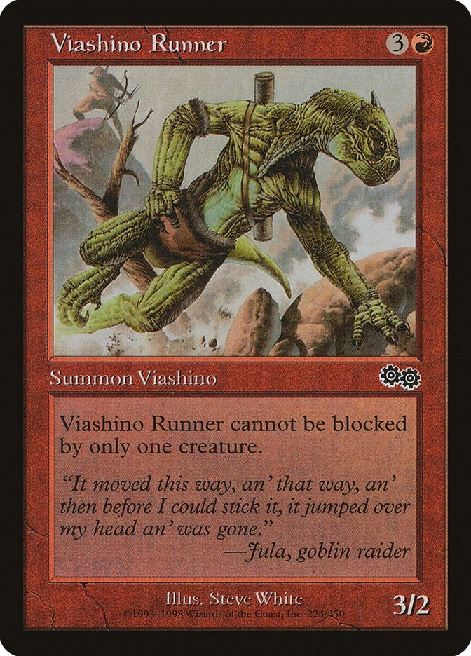 Viashino Runner (224) (Urza's Saga)