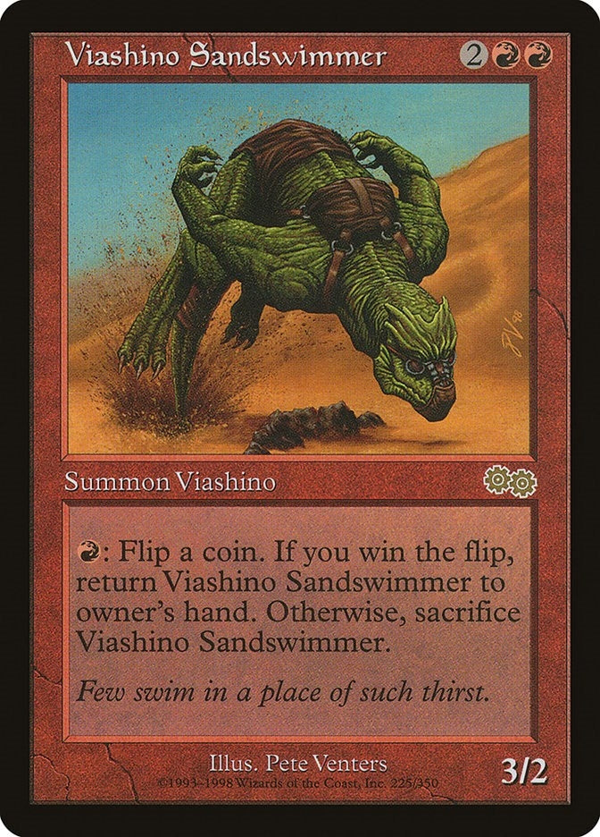 Viashino Sandswimmer (225) (Urza's Saga)