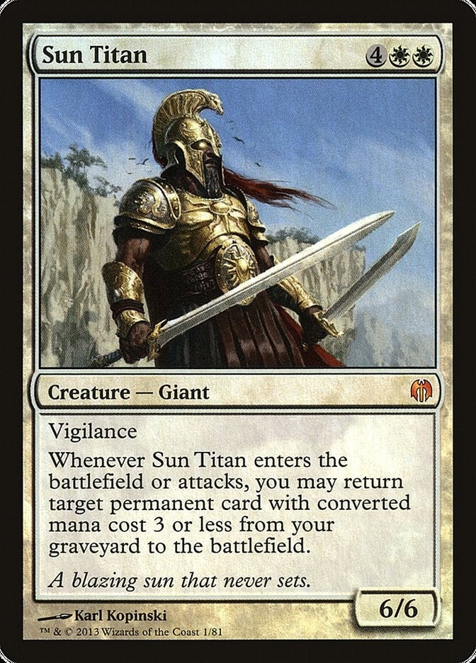 Sun Titan (1) (Duel Decks: Heroes vs. Monsters)