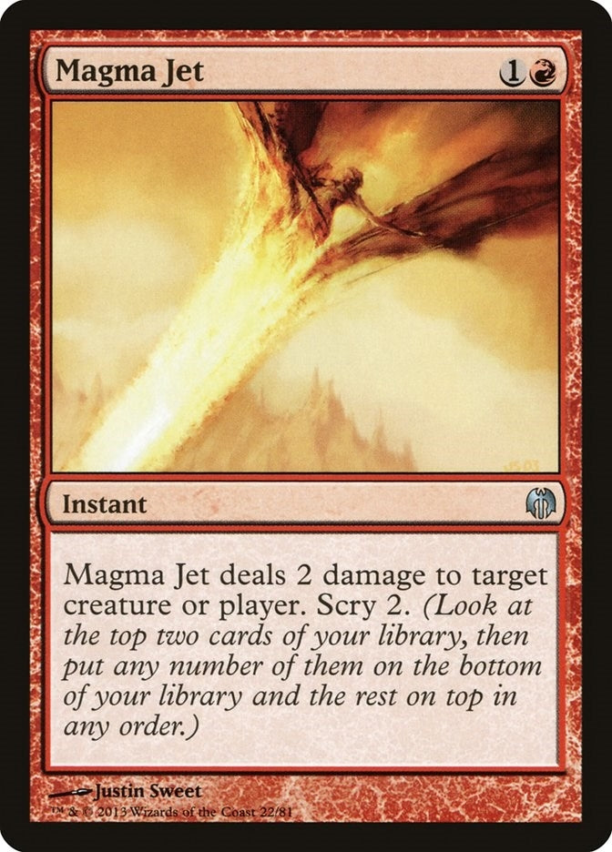 Magma Jet (22) (Duel Decks: Heroes vs. Monsters)