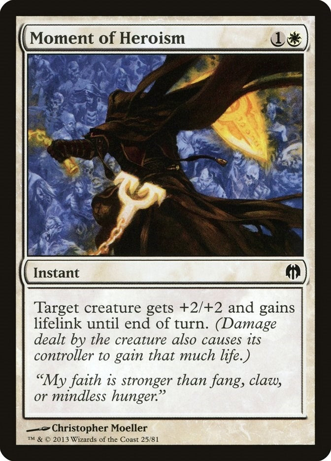 Moment of Heroism (25) (Duel Decks: Heroes vs. Monsters)