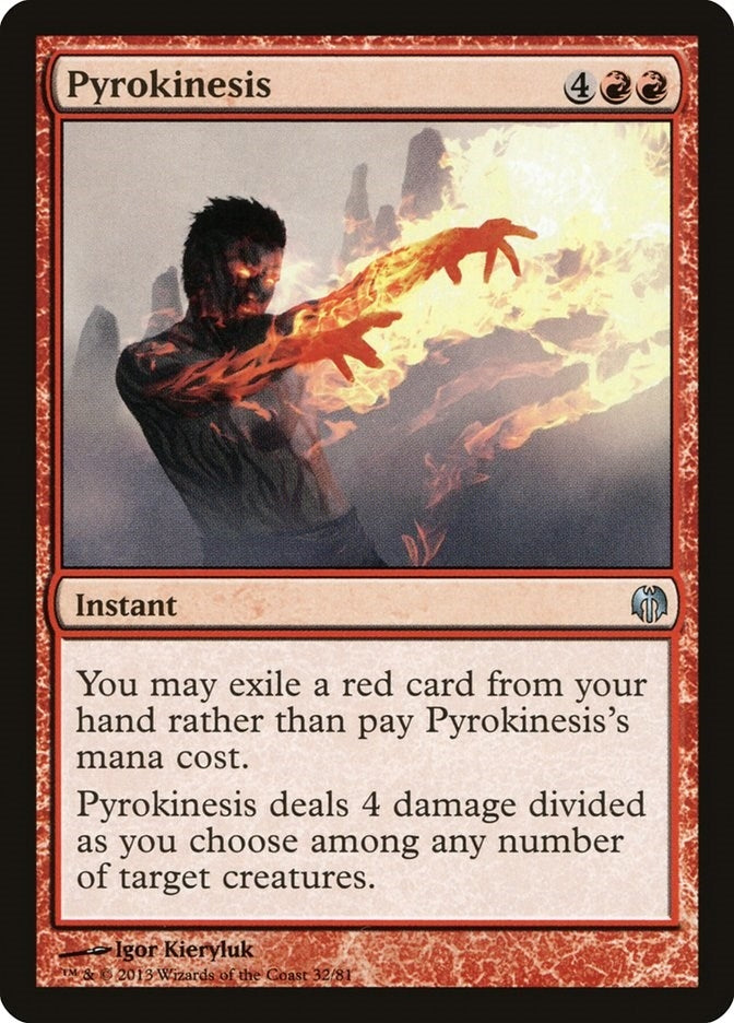Pyrokinesis (32) (Duel Decks: Heroes vs. Monsters)