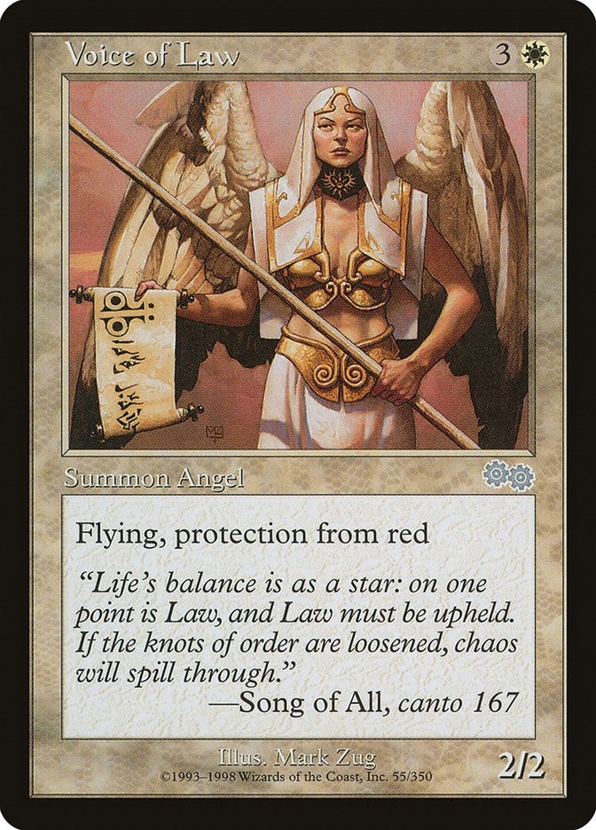 Voice of Law (55) (Urza's Saga)