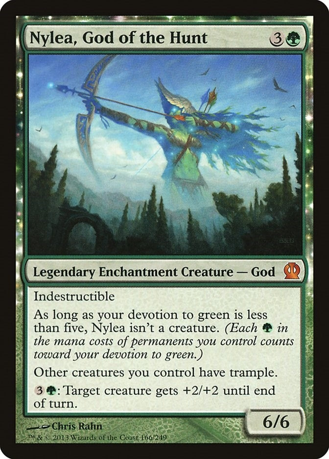 Nylea, God of the Hunt (166) (Theros)