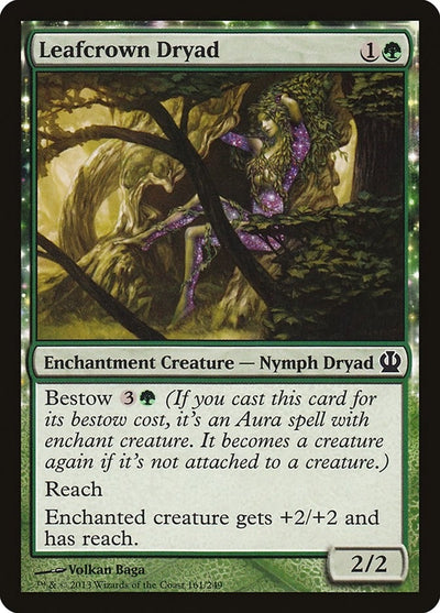 Leafcrown Dryad (161) (Theros)
