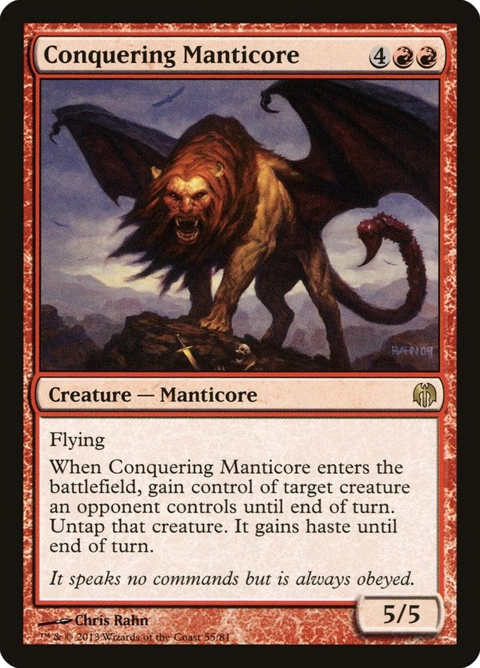 Conquering Manticore (55) (Duel Decks: Heroes vs. Monsters)
