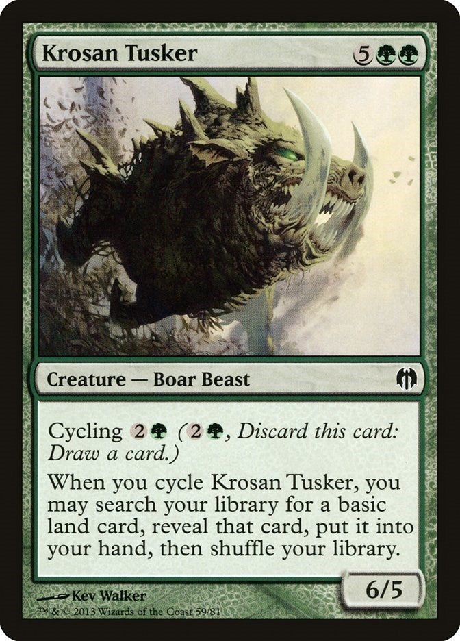 Krosan Tusker (59) (Duel Decks: Heroes vs. Monsters)