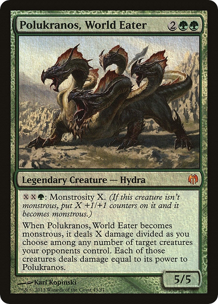 Polukranos, World Eater (43) (Duel Decks: Heroes vs. Monsters)