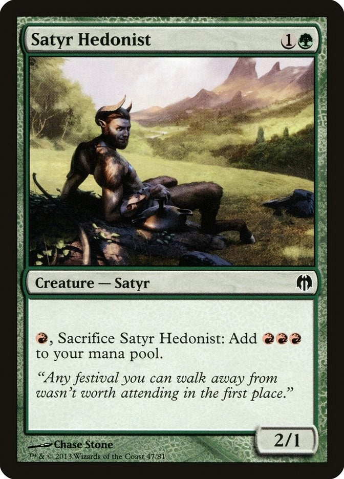 Satyr Hedonist (47) (Duel Decks: Heroes vs. Monsters)