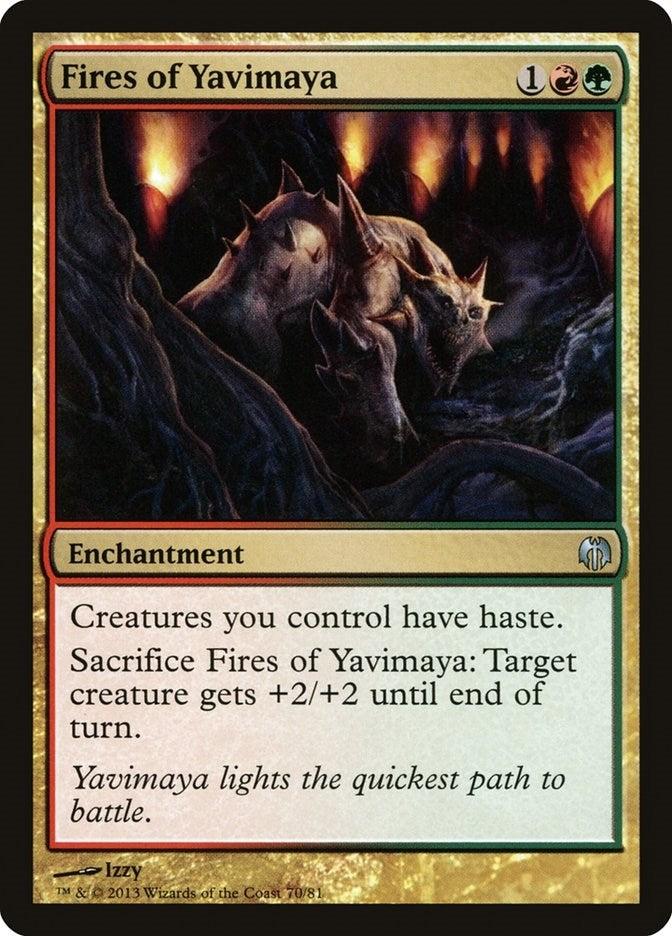 Fires of Yavimaya (70) (Duel Decks: Heroes vs. Monsters)