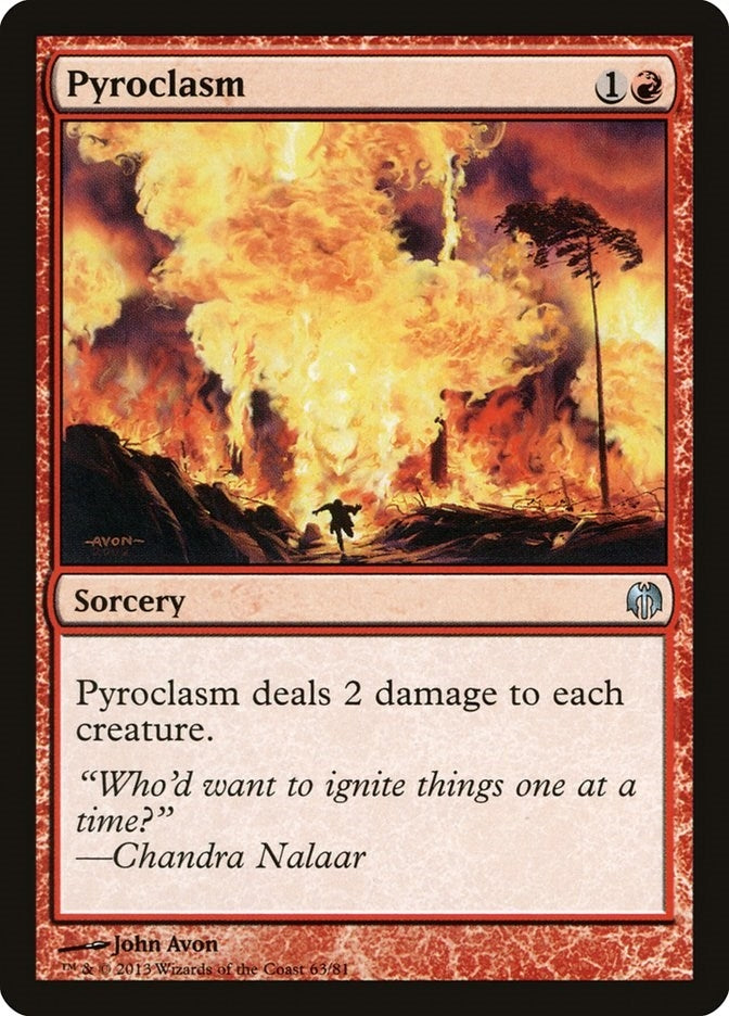 Pyroclasm (63) (Duel Decks: Heroes vs. Monsters)