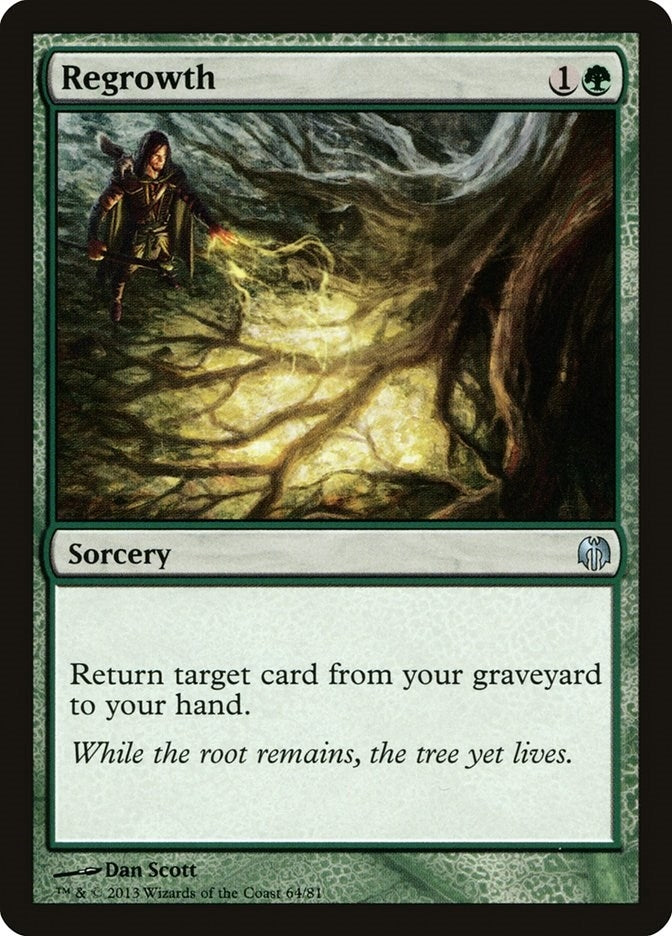 Regrowth (64) (Duel Decks: Heroes vs. Monsters)