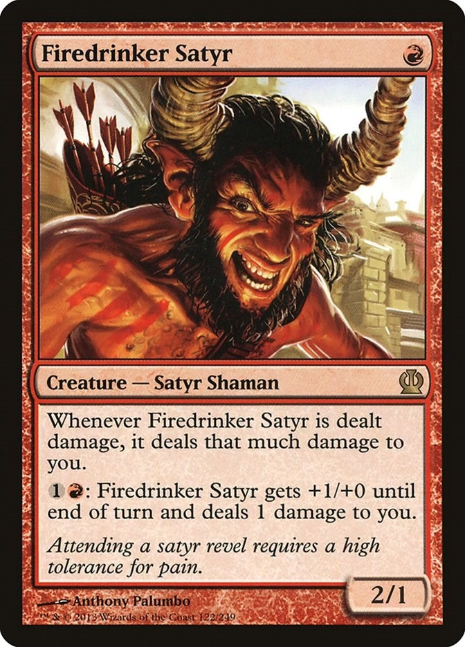 Firedrinker Satyr (122) (Theros)