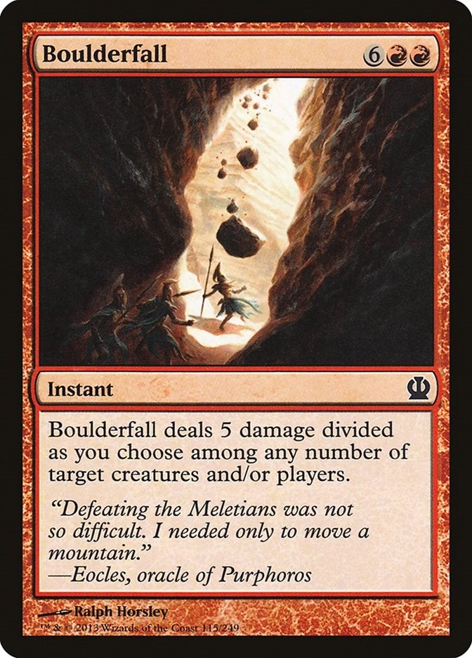 Boulderfall (115) (Theros)