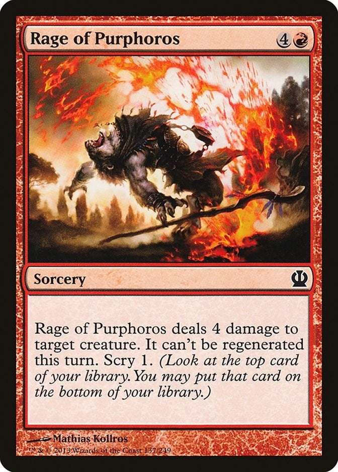 Rage of Purphoros (137) (Theros)