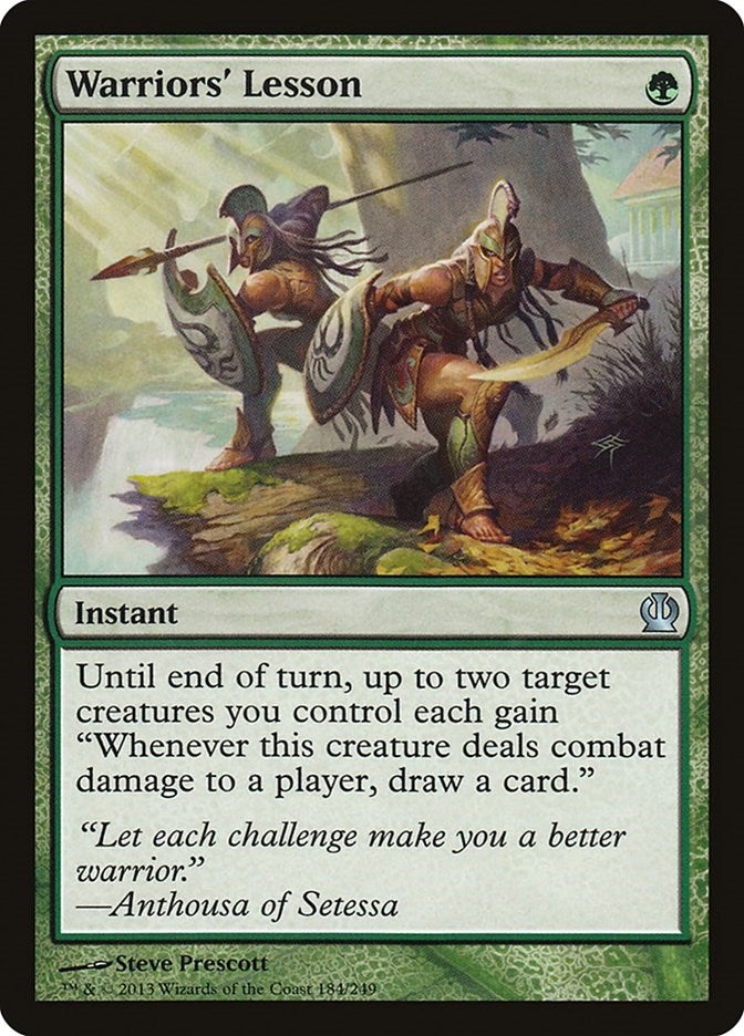 Image for Warriors' Lesson (184) - Magic: The Gathering