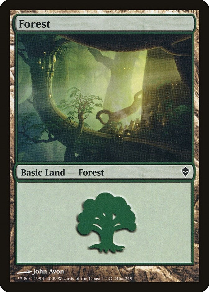 Forest (246a) (246a) (Zendikar)