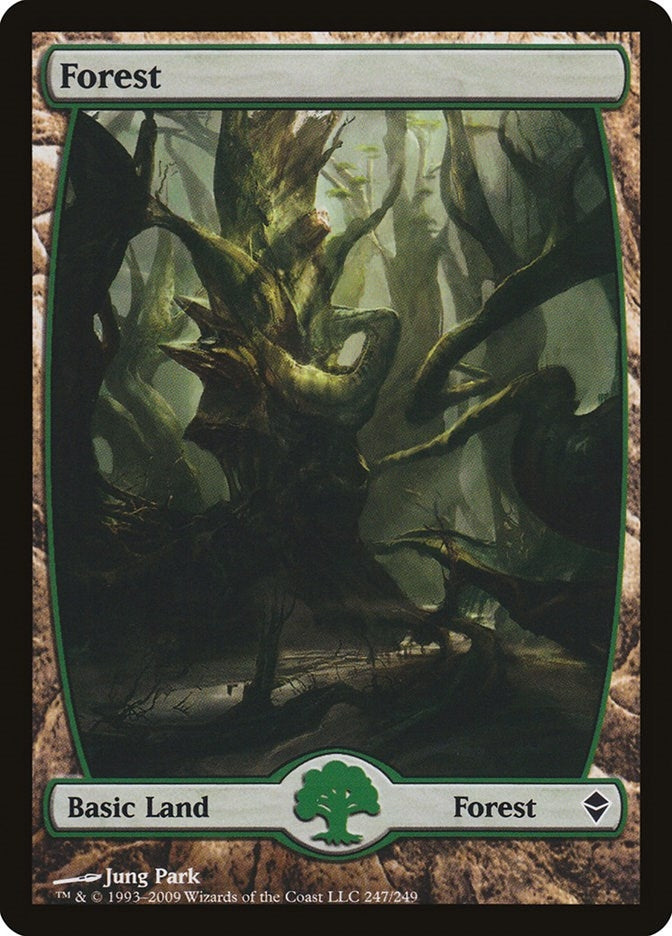 Forest (247) - Full Art (247) (Zendikar)