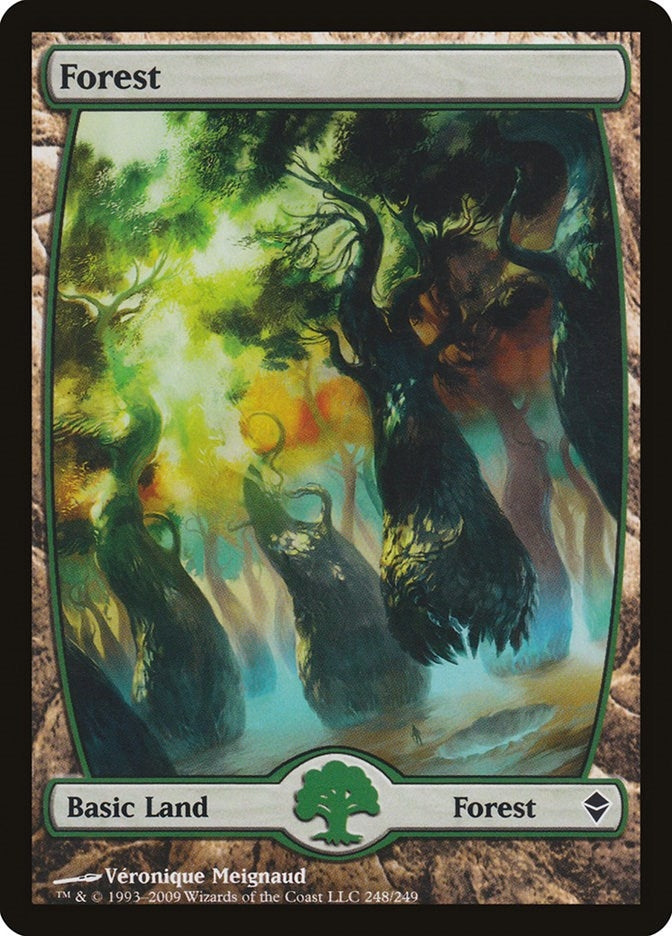 Forest (248) - Full Art (248) (Zendikar)
