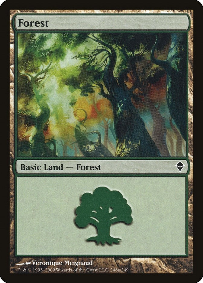Forest (248a) (248a) (Zendikar)