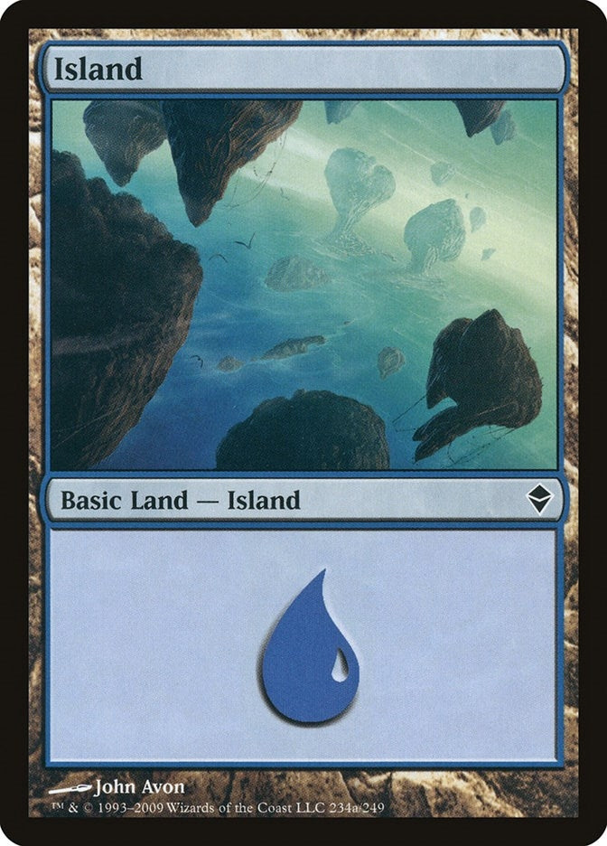 Island (234a) (234a) (Zendikar)