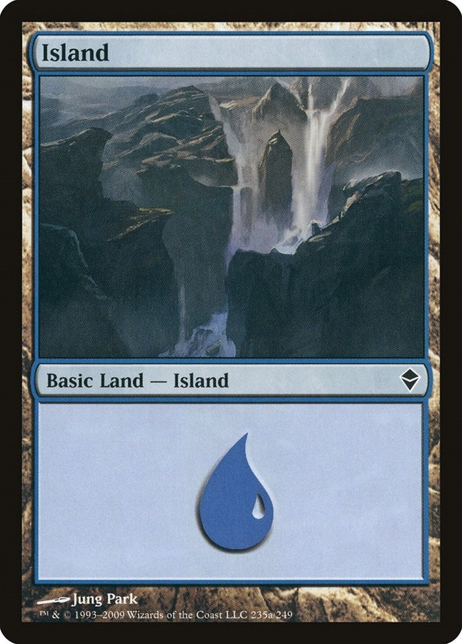 Island (235a) (235a) (Zendikar)