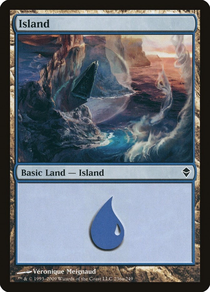 Island (236a) (236a) (Zendikar)