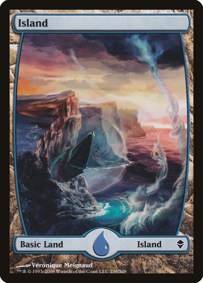 Island (236) - Full Art (236) (Zendikar)