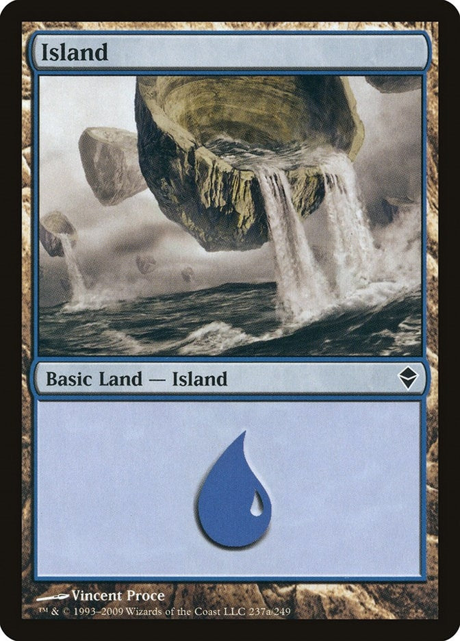 Island (237a) (237a) (Zendikar)