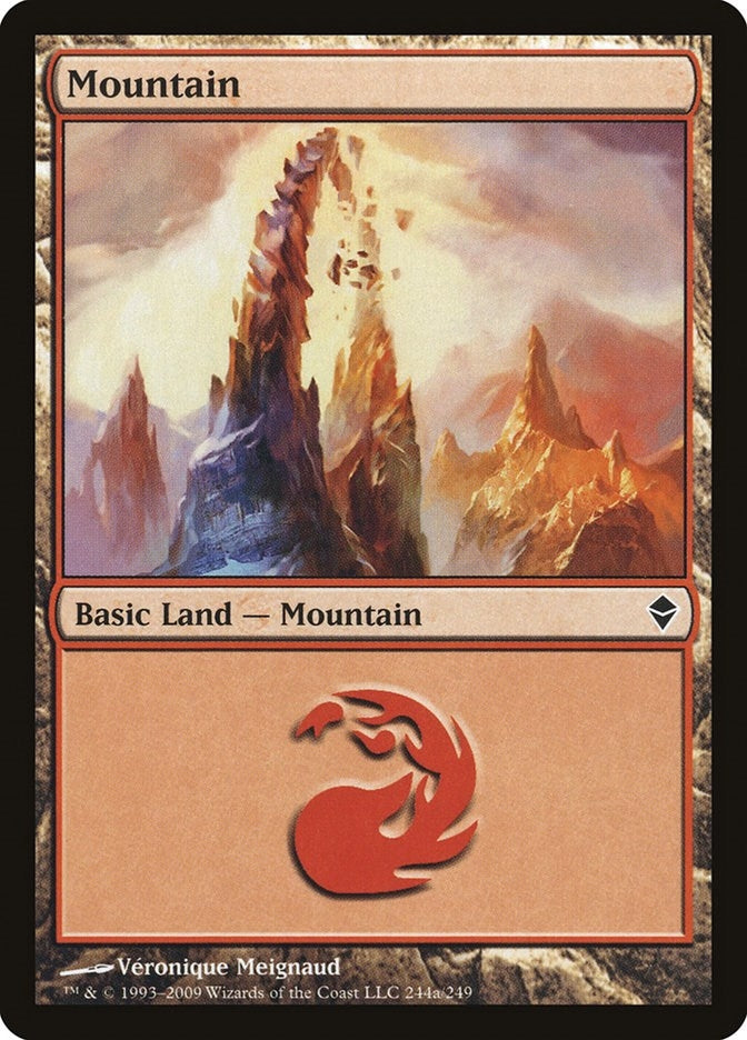 Mountain (244a) (244a) (Zendikar)