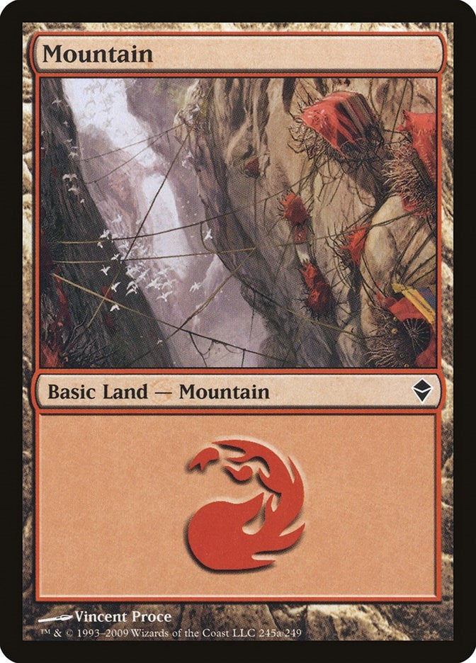 Mountain (245a) (245a) (Zendikar)