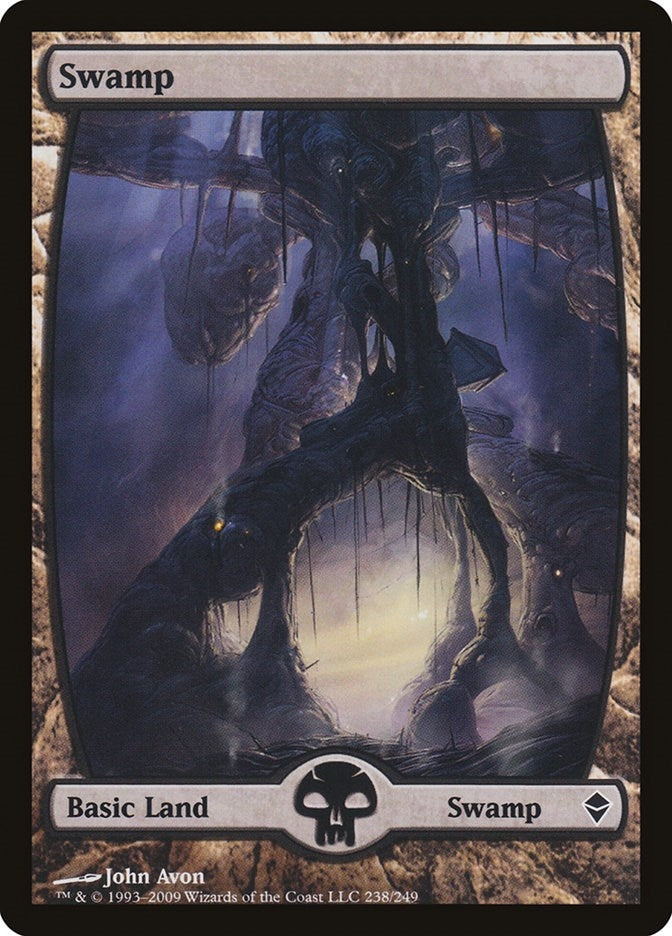 Swamp (238) - Full Art (238) (Zendikar)