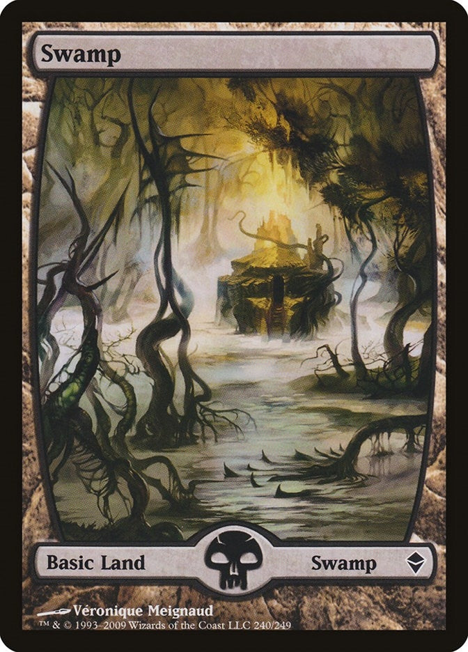 Swamp (240) - Full Art (240) (Zendikar)