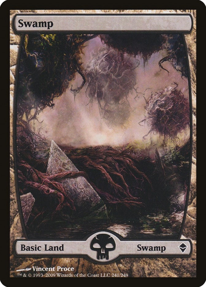 Swamp (241) - Full Art (241) (Zendikar)