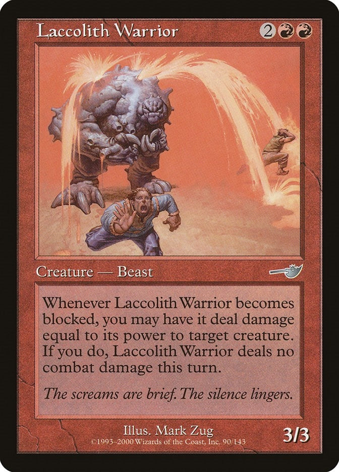 Laccolith Warrior (90) (Nemesis)