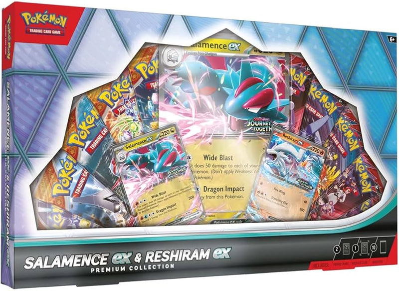 Salamace EX & Reshiram EX Box