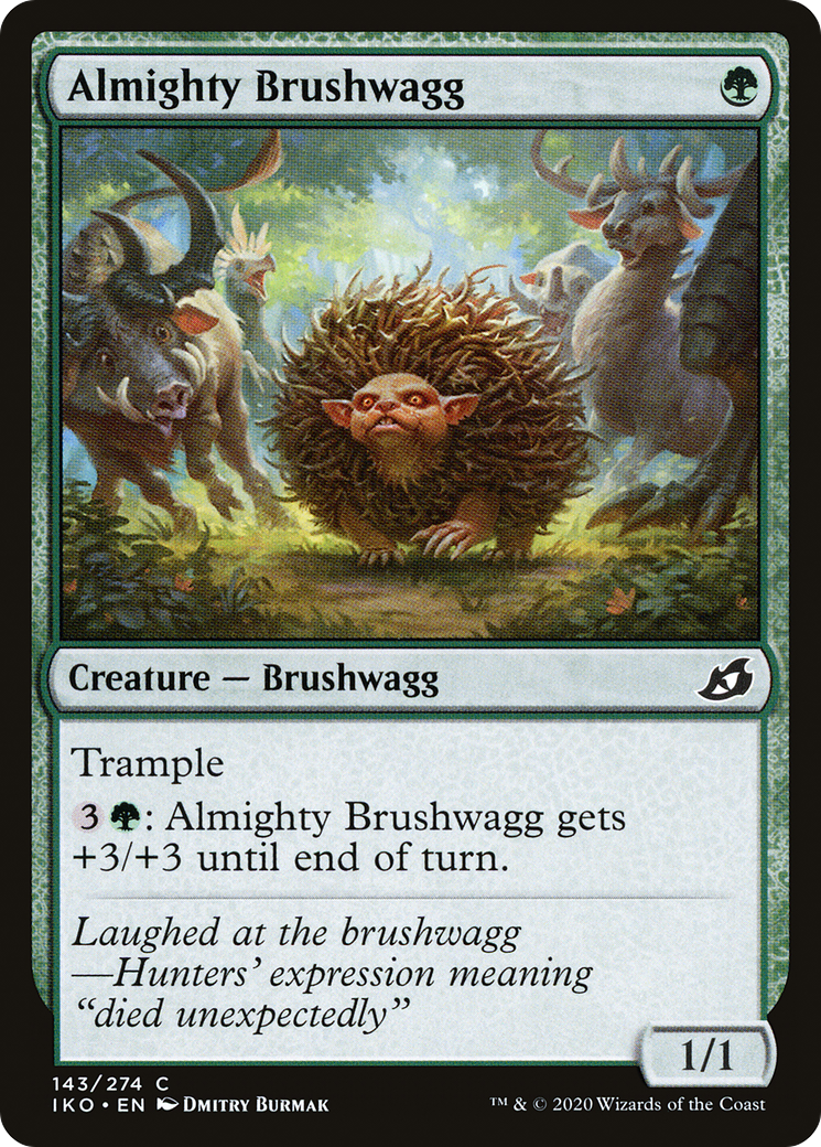 Almighty Brushwagg (143) (Ikoria: Lair of Behemoths)