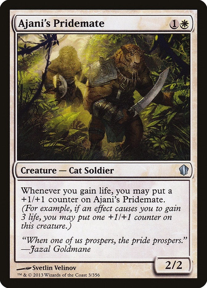 Ajani's Pridemate (3) (Commander 2013)