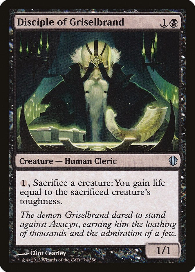 Disciple of Griselbrand (74) (Commander 2013)