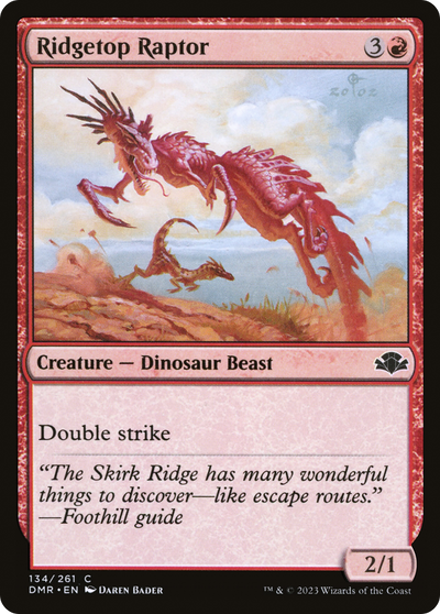 Ridgetop Raptor (DMR-134) - Dominaria Remastered