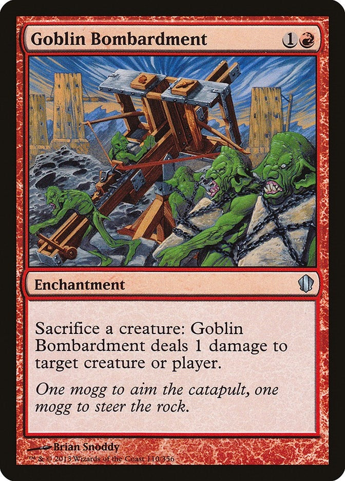 Goblin Bombardment (110) (Commander 2013)