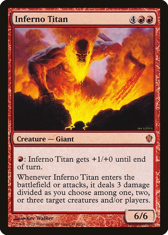 Inferno Titan (114) (Commander 2013)