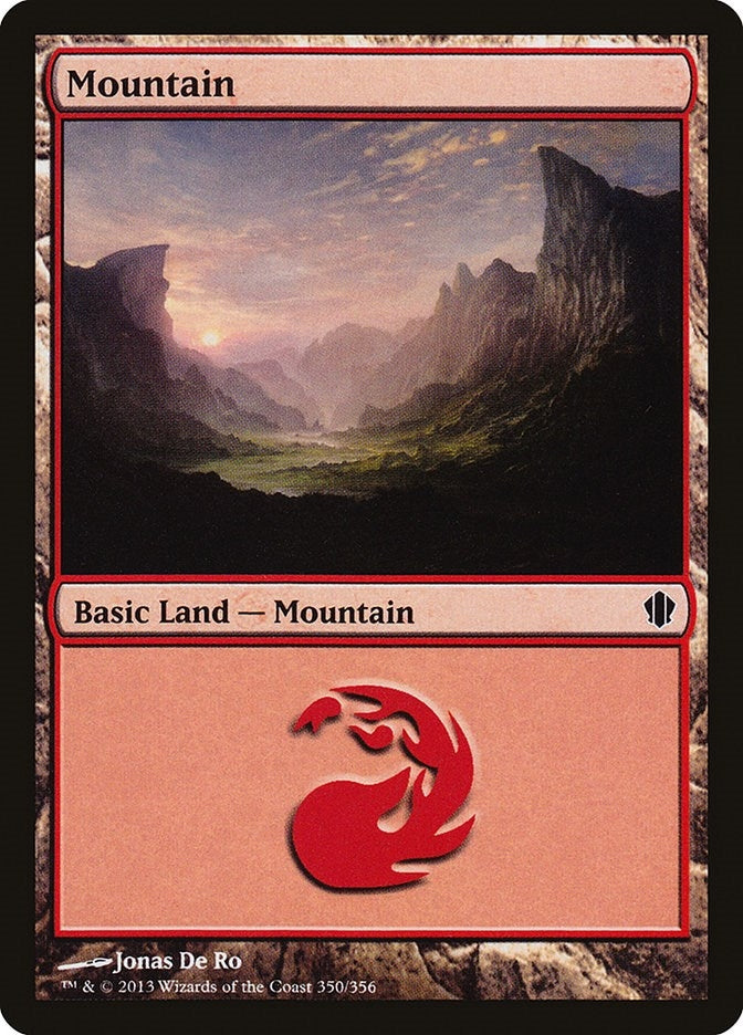 Mountain (350) (350) (Commander 2013)